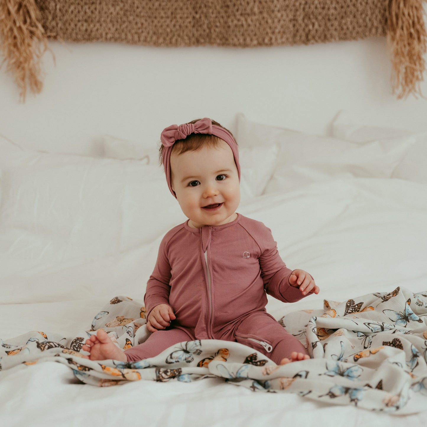Anvi Baby - Two-Way Zipper Sleepsuit Set of 3 (Lilac, White, Mocha) - cute baby