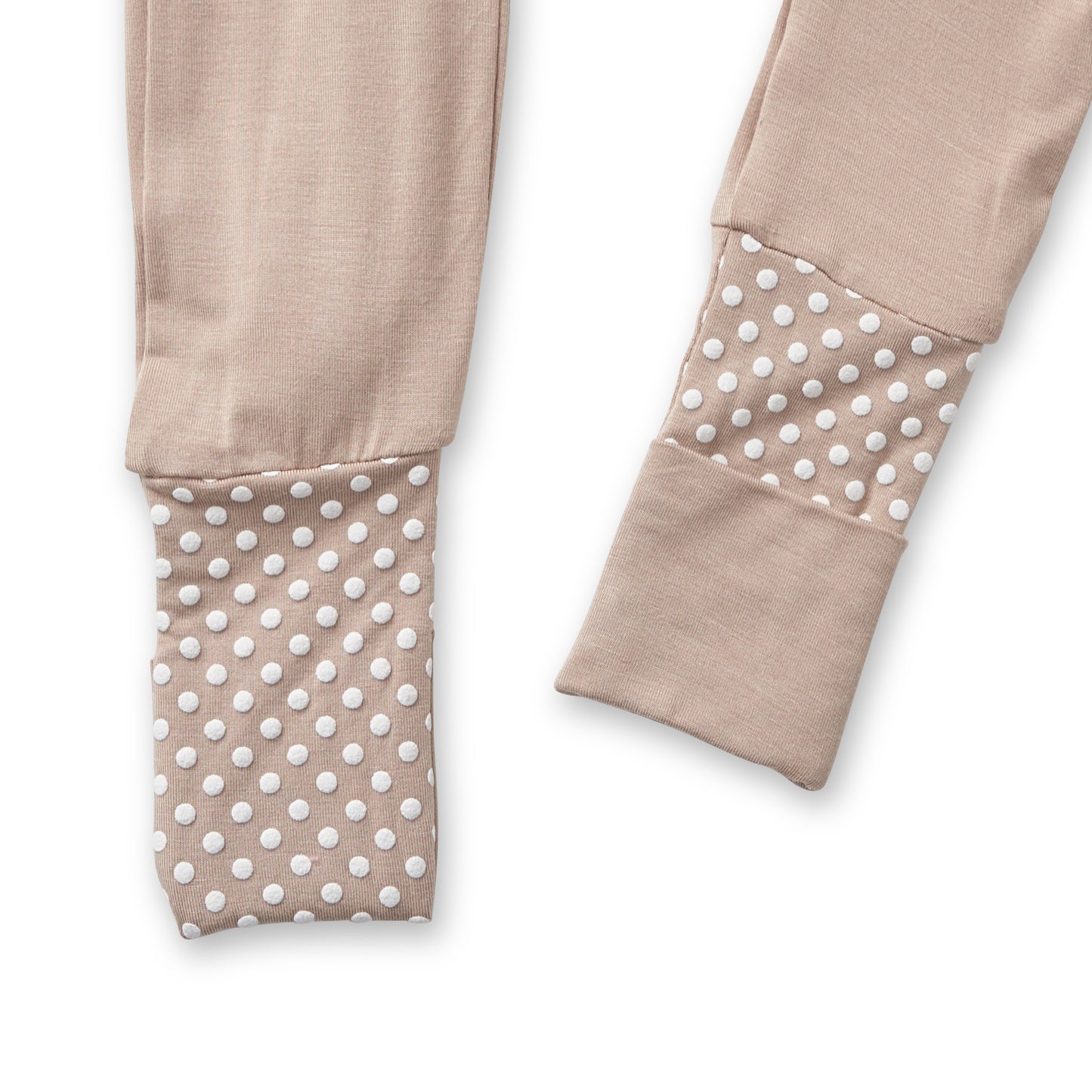 Anvi Baby - Two-Way Zipper Sleepsuit Set of 3 (Lilac, White, Mocha) - mocha legs