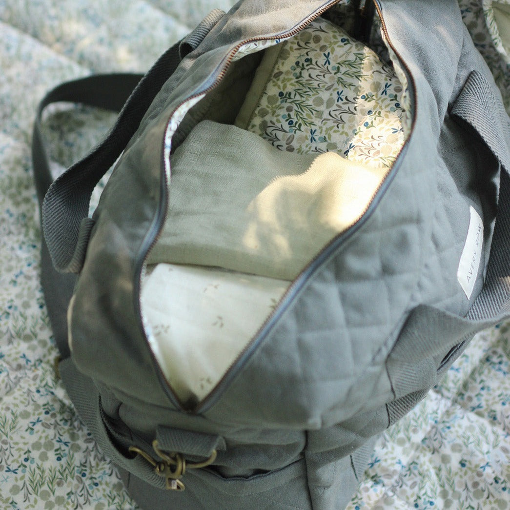 Avery Row - Changing Nappy Bag (Flint) - open stock photo