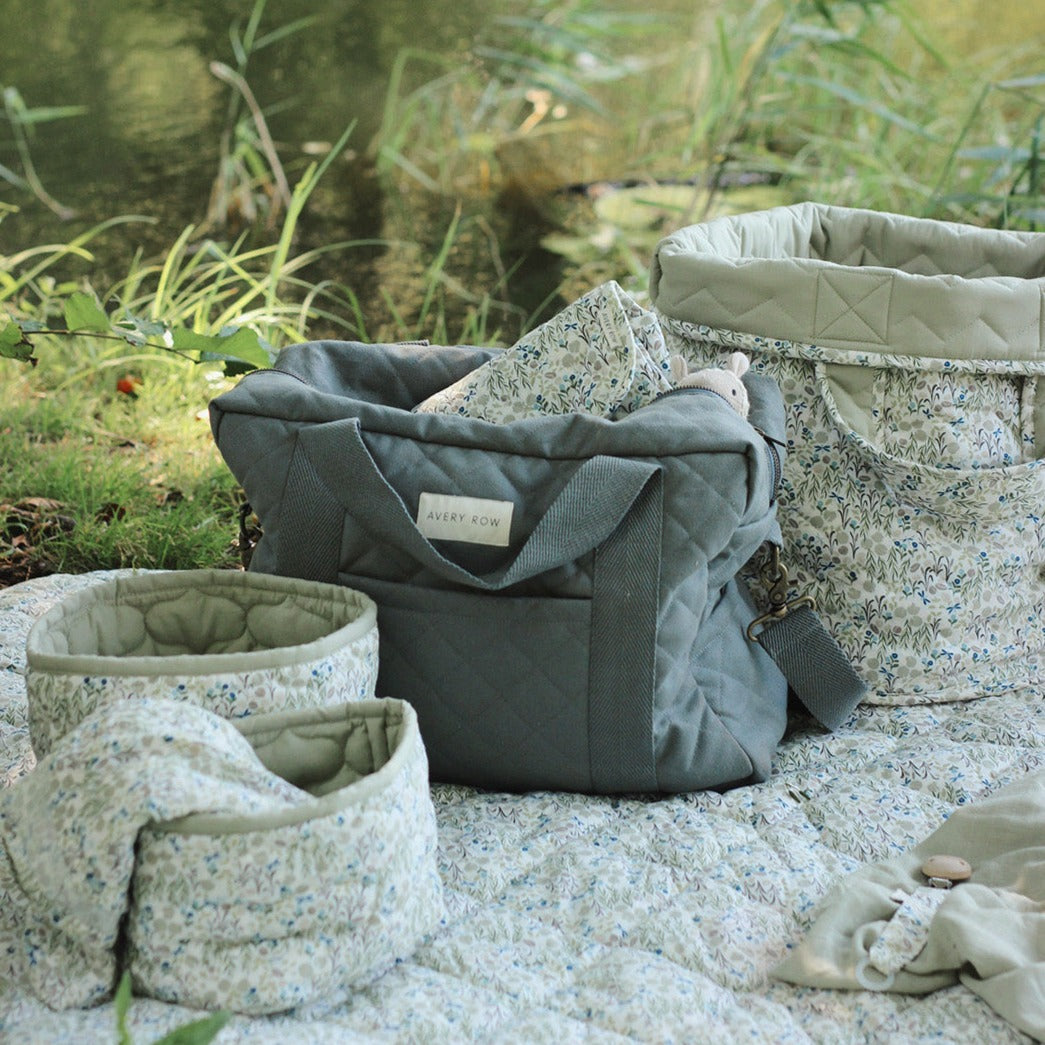 Avery Row - Changing Nappy Bag (Flint) - closed stock photo