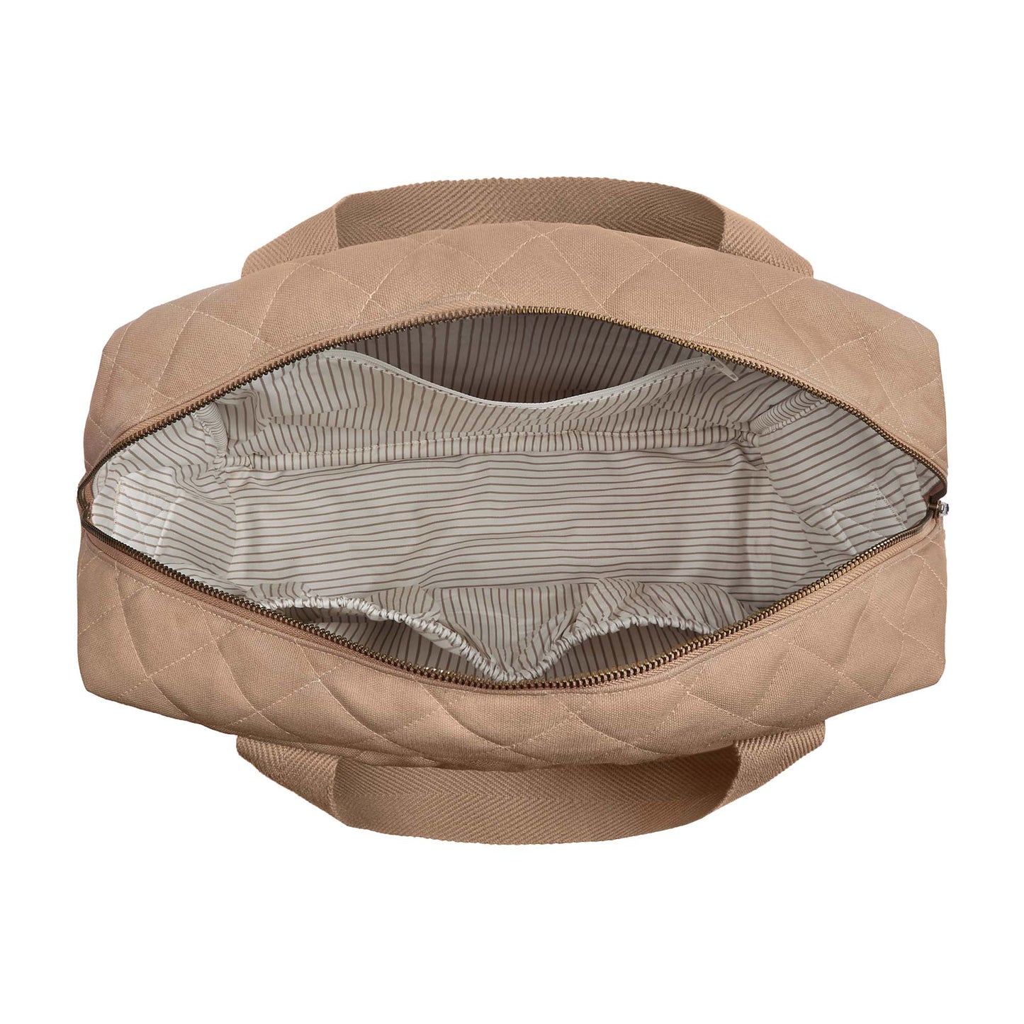 Avery Row - Baby Changing Bag (Latte) - open no background - nappy bag - best baby changing bag