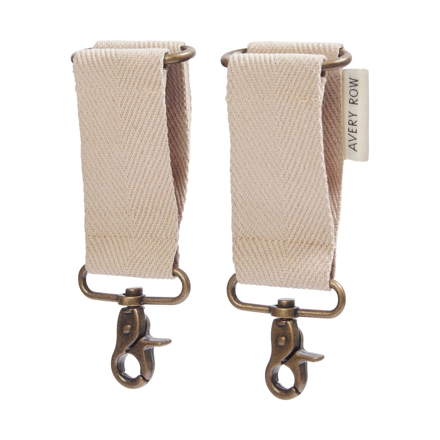 Avery Row - Baby Changing Bag (Natural) - removable clips