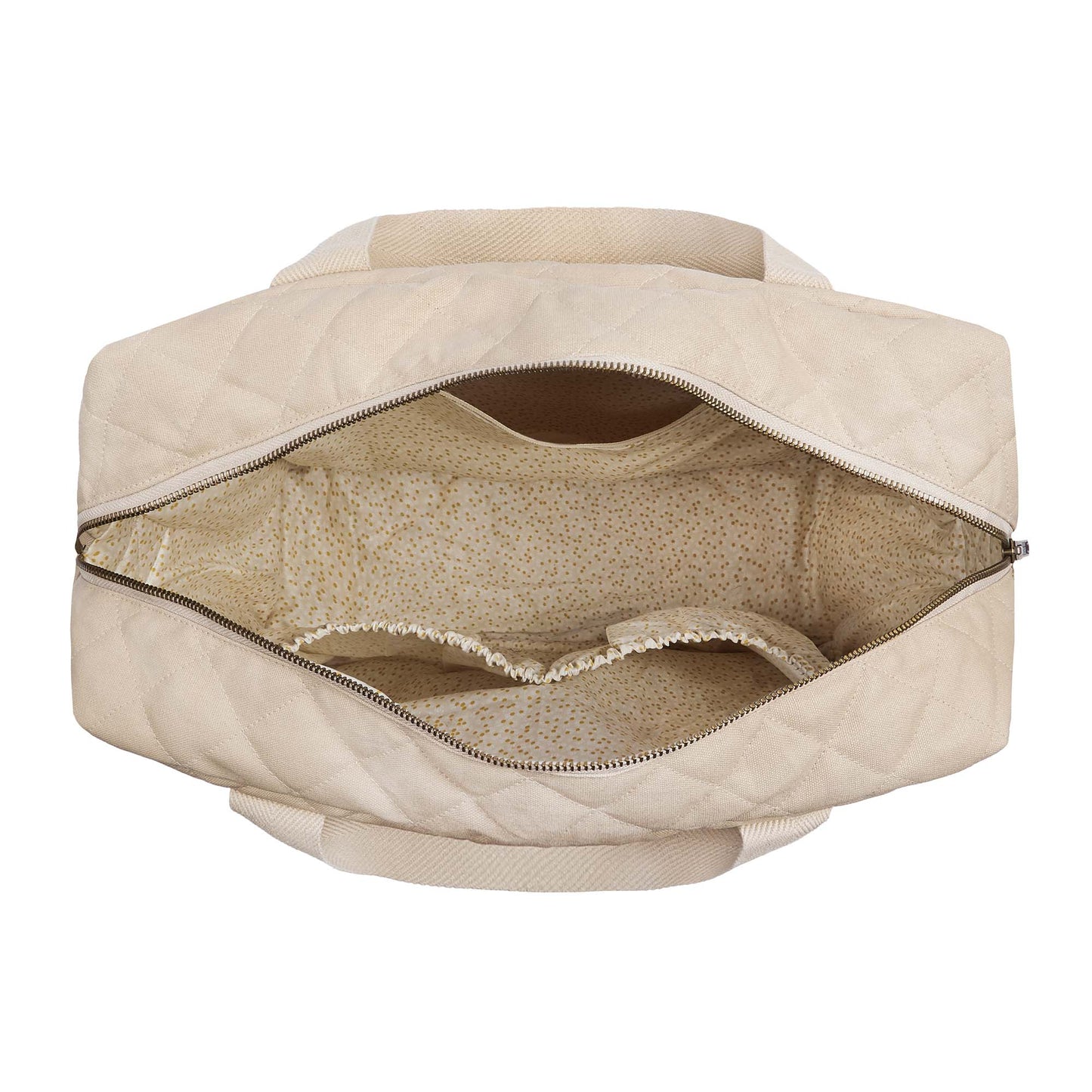 Avery Row - Baby Changing Bag (Natural) - open no background