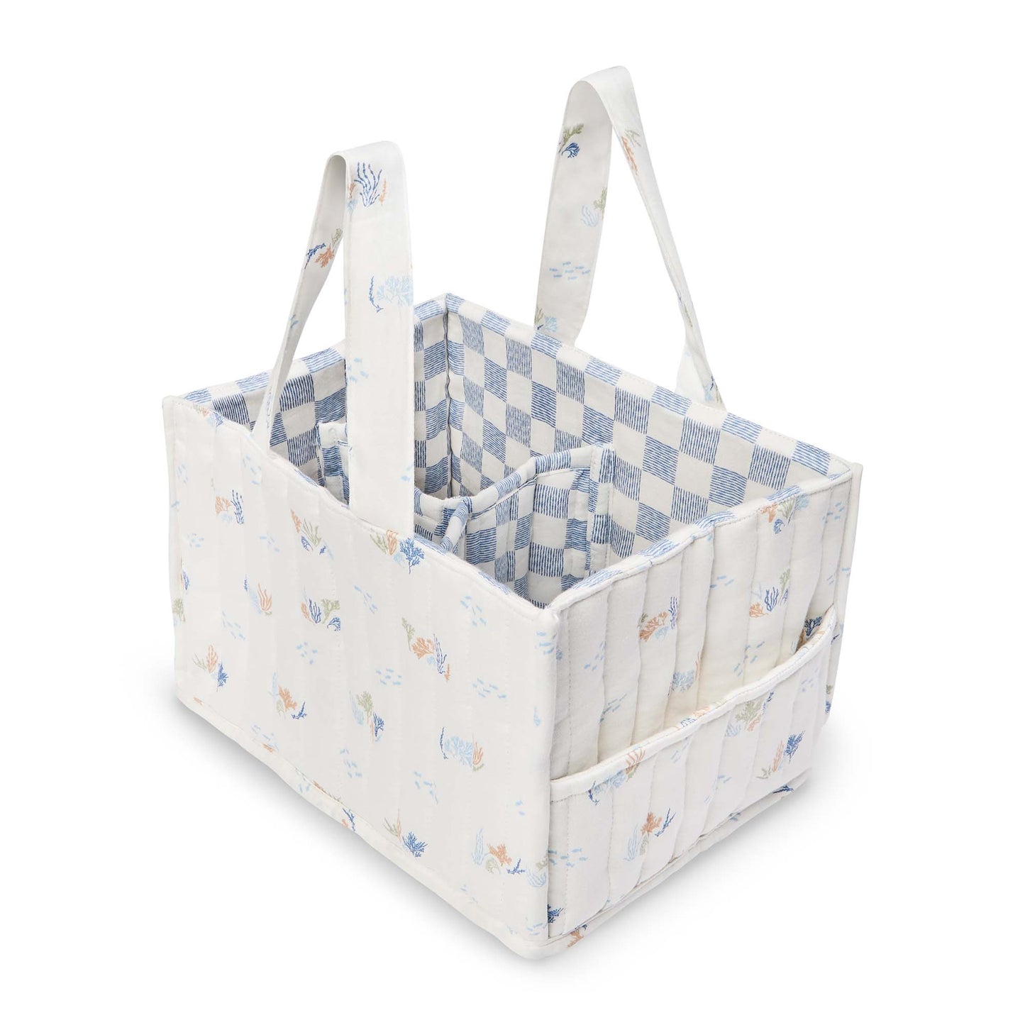 Avery Row - Nappy Caddy (Coastline) - side view no background - changing station