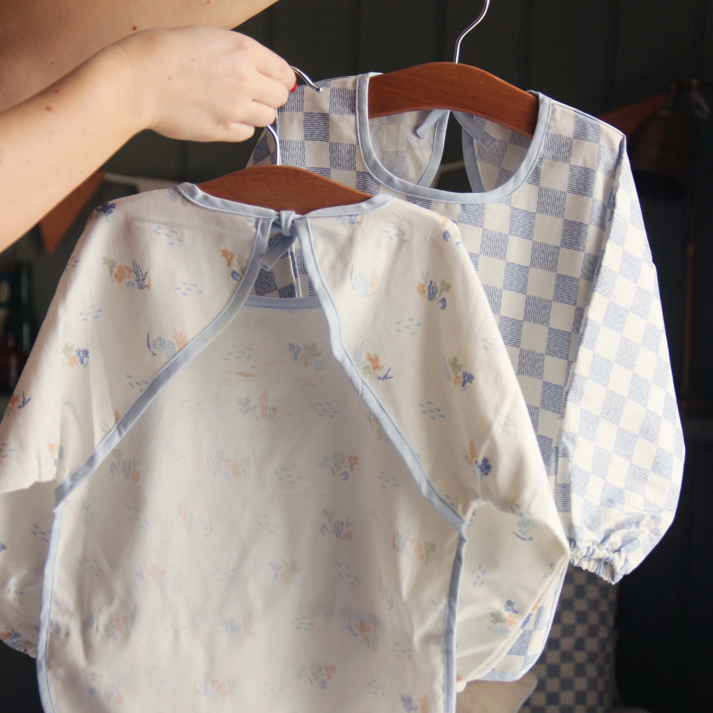 Avery Row - Sleeved Bib (Coastline) - back