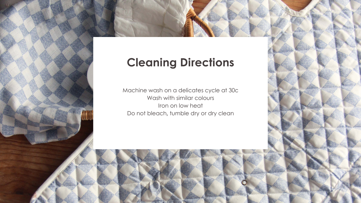Avery Row - Travel Baby Changing Mat (Coastline) - cleaning instructions