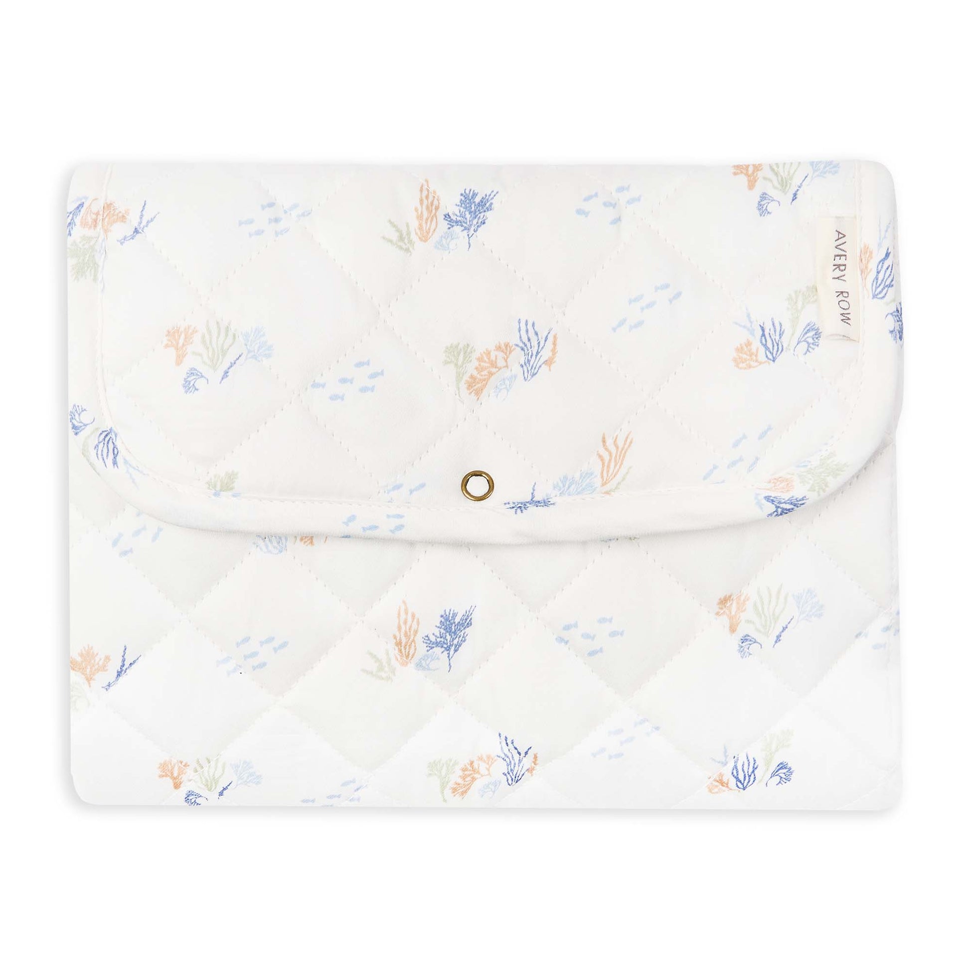 Avery Row - Travel Baby Changing Mat (Coastline) - closed no background