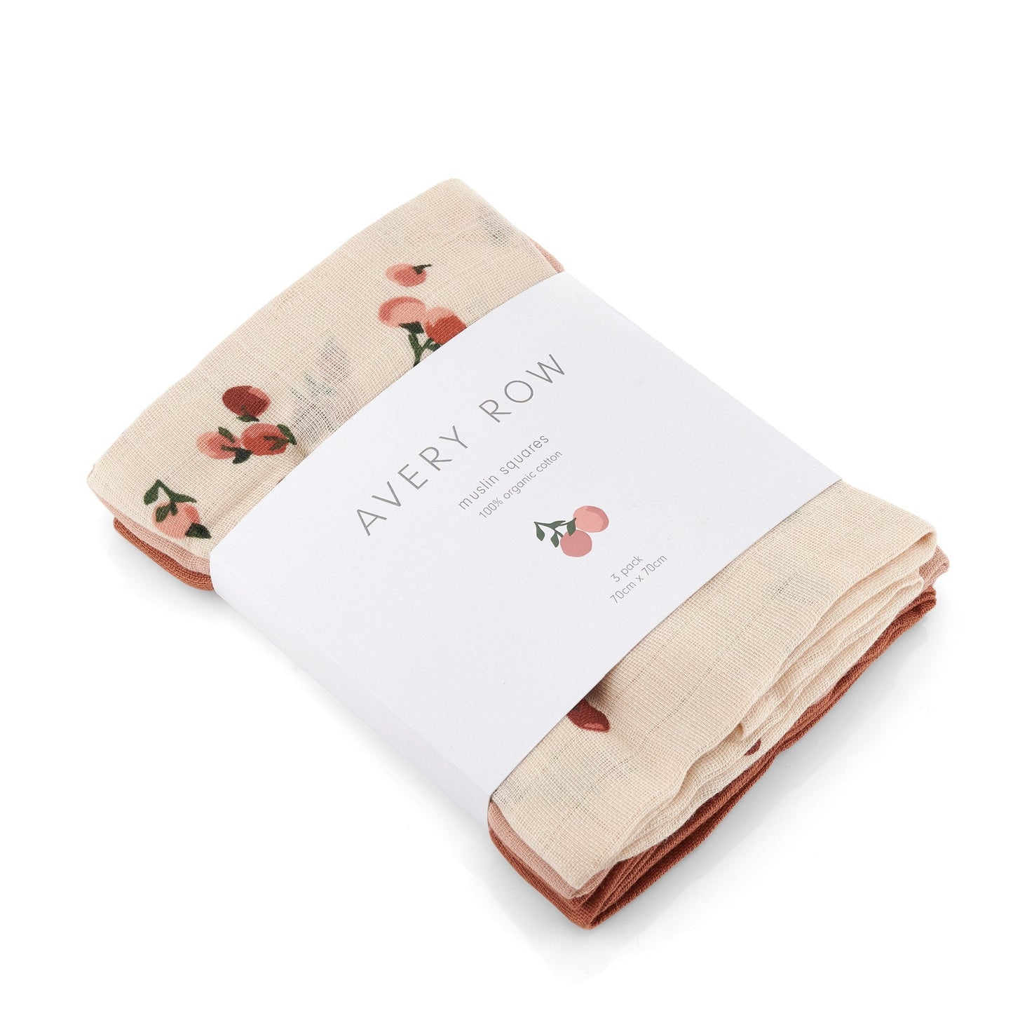 Avery Row - Muslin Squares (Peaches) - packaging