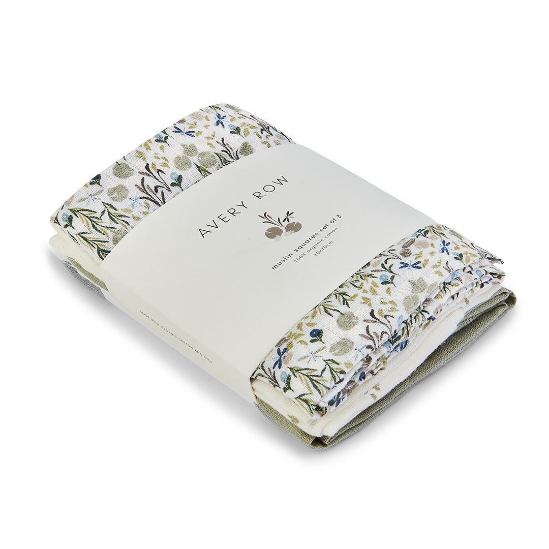 Avery Row - Muslin Squares (Riverbank) - packaging