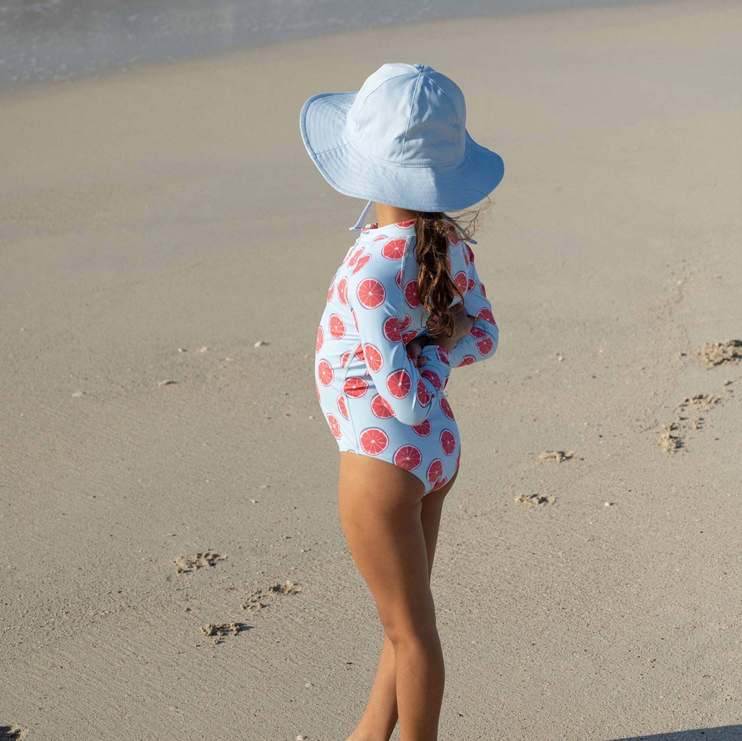 Badawii - Sun Hat (Light Blue) - stock photo 2
