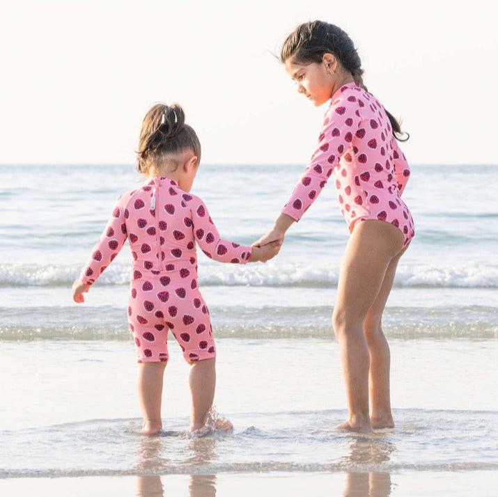 Badwii Swimsuit Long Sleeve (Wild Berries) - stock photo 1