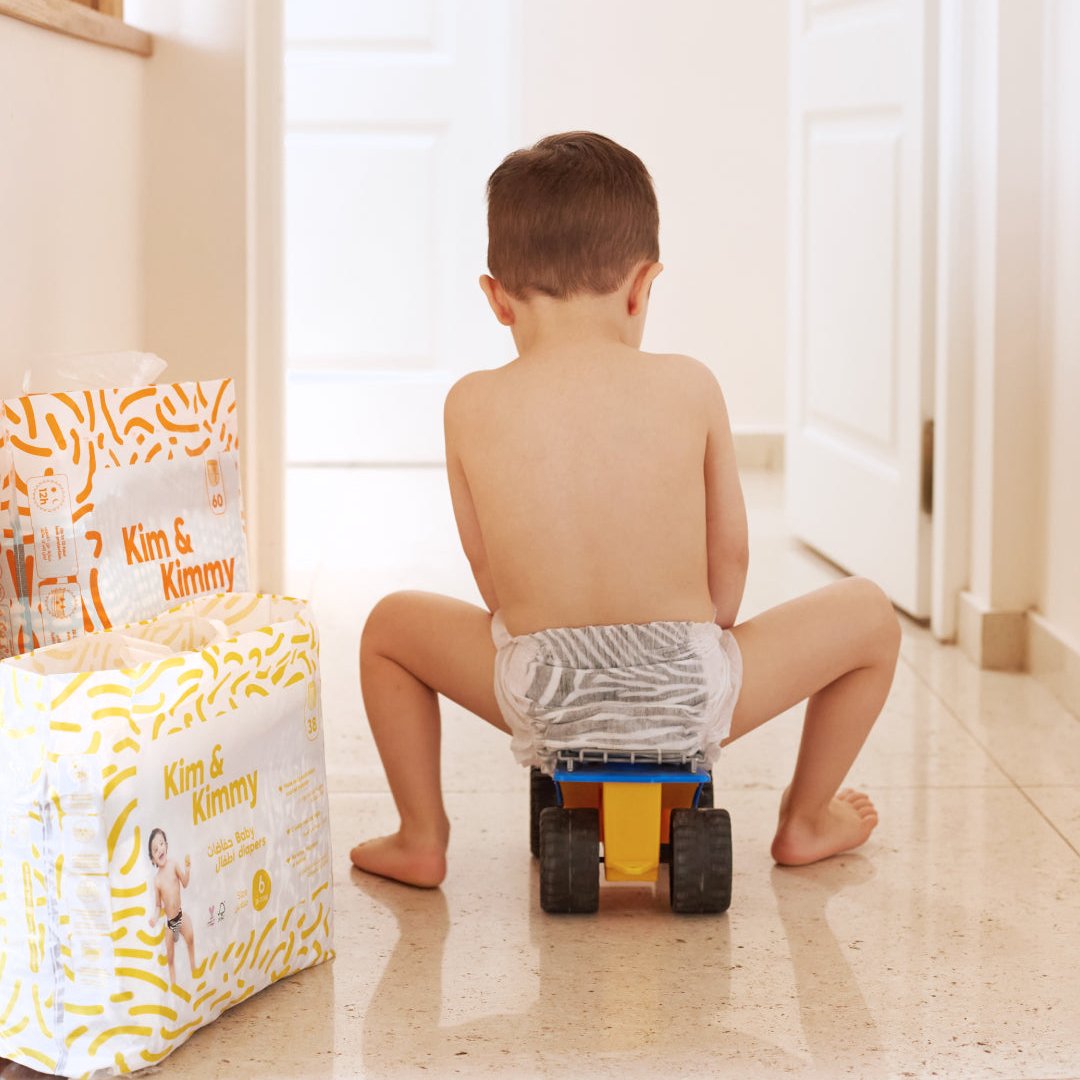 Kim & Kimmy Nappies (Zebra) - play - eco nappies