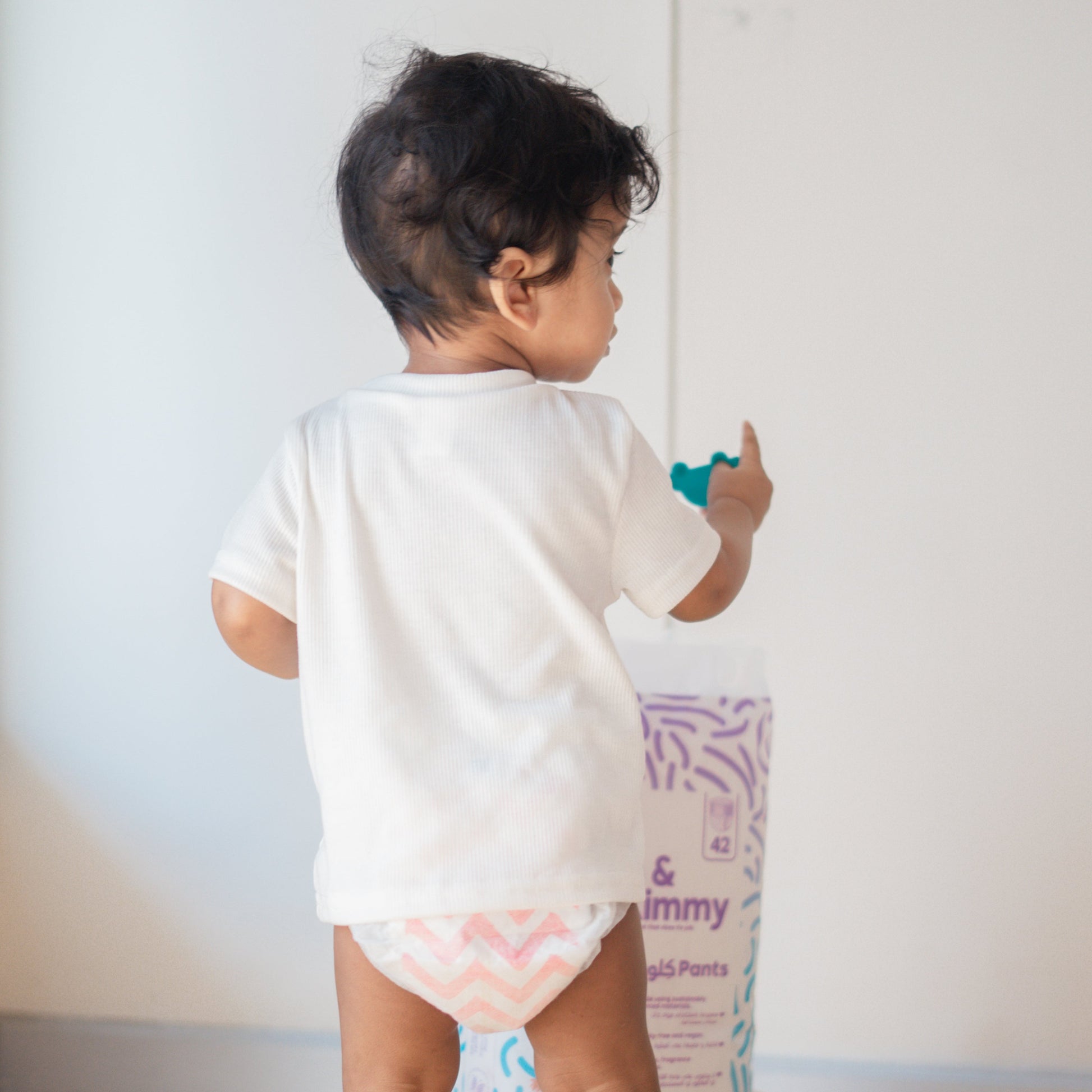 Kim & Kimmy Pull Up Pants Nappies (Zig Zag Swag) - stock photo 1