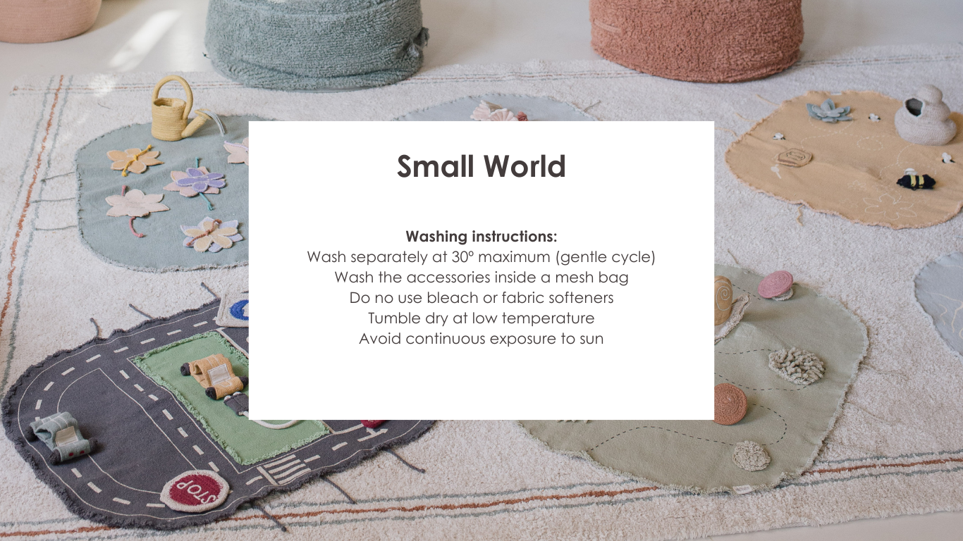 Lorena Canals - Small World - Cleaning Instructions