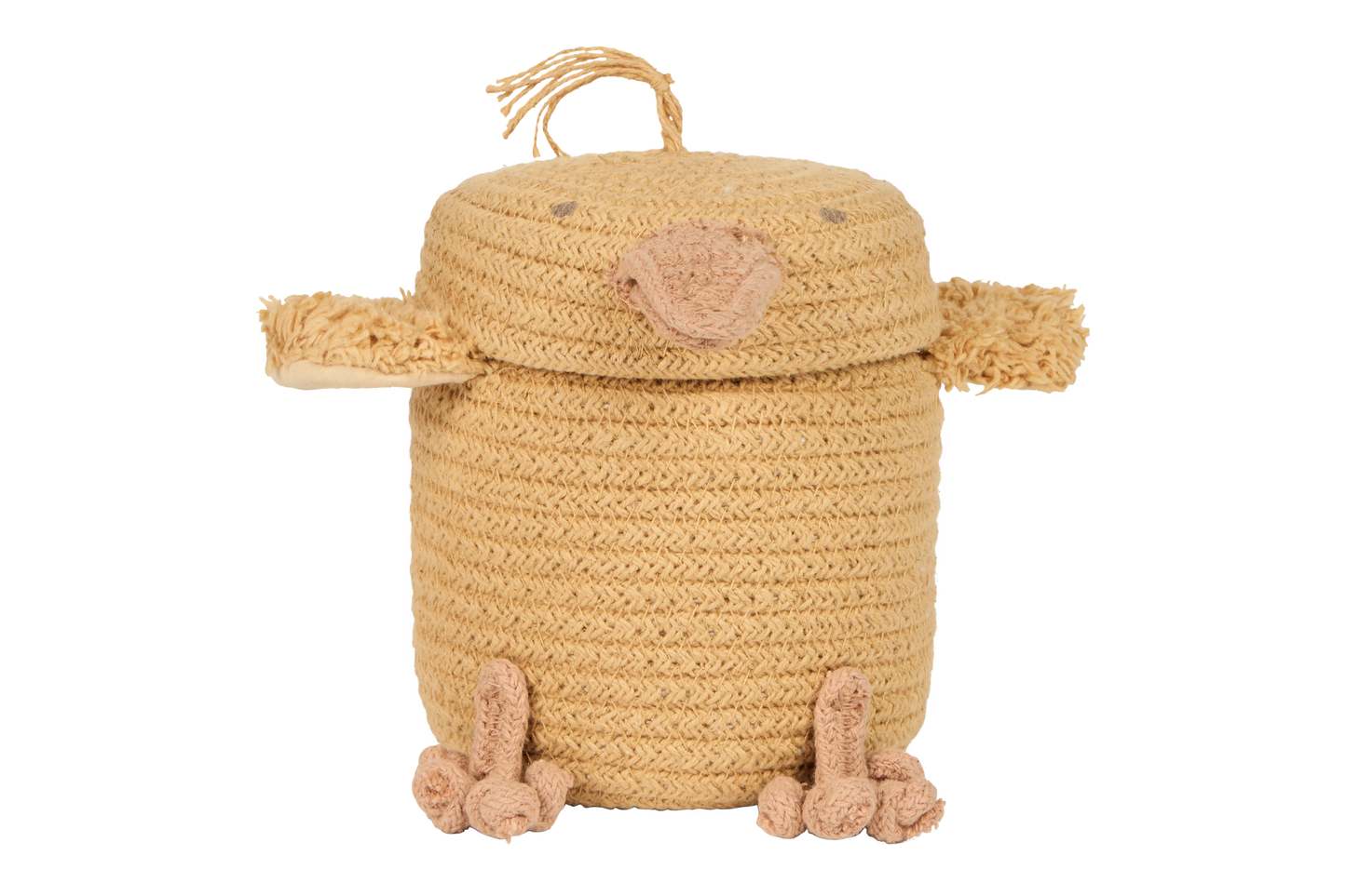 Lorena_Canals_Charlie_the_Chicken_Toy_Basket_-_front