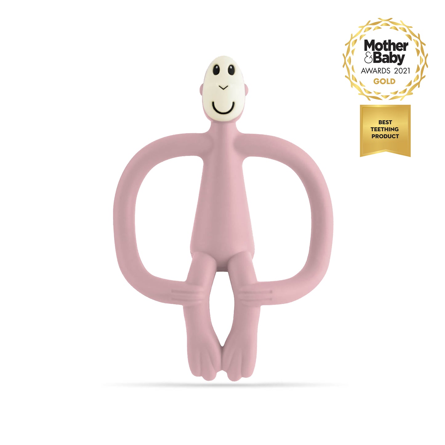 Matchstick Monkeys - Teether - Dusty Pink