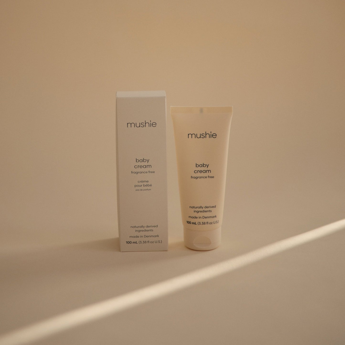 Mushie - Baby Skincare - Nappy cream - packaging - nappy rash cream - barrier cream for face