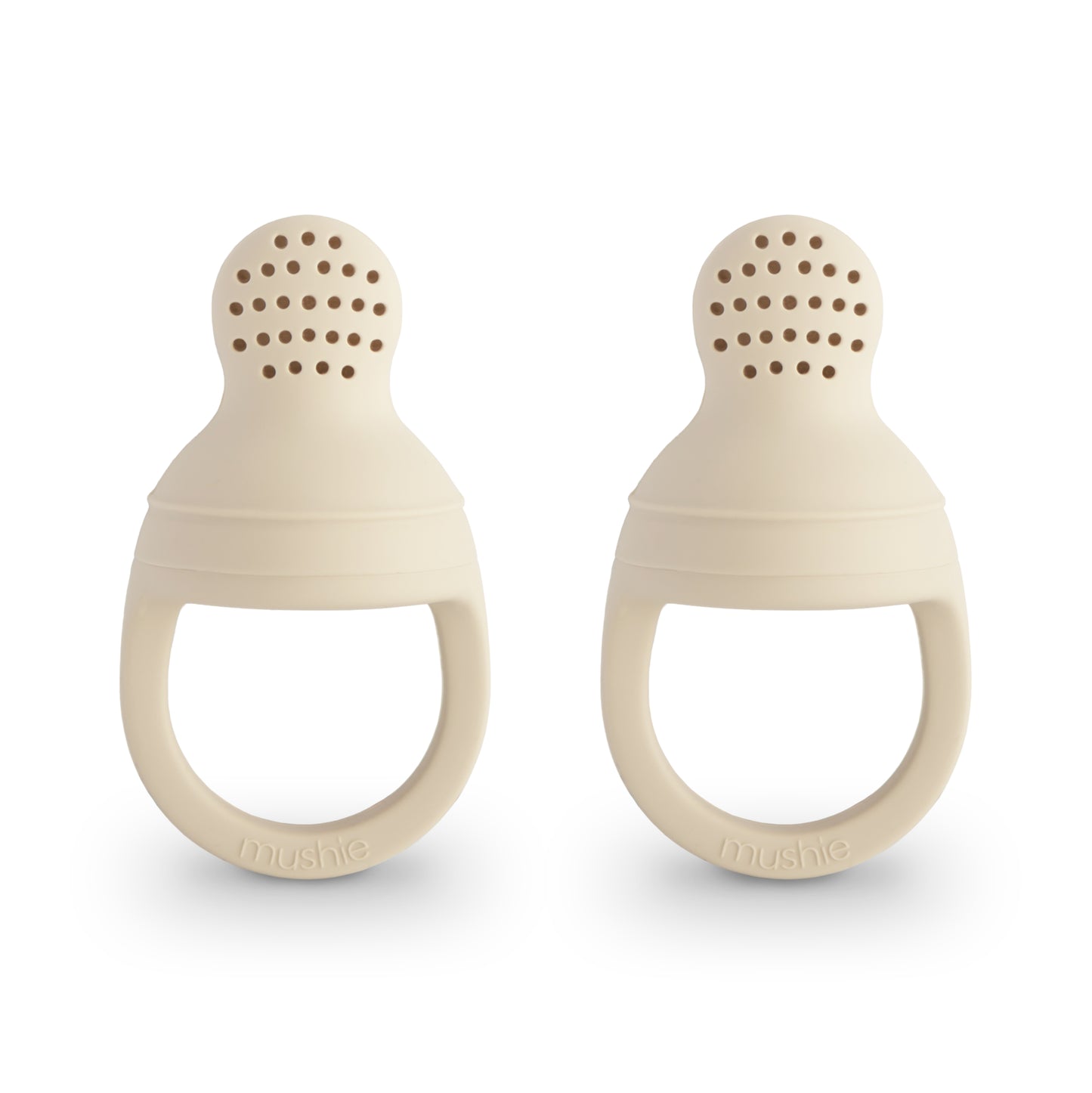 Mushie - Silicone Food Feeder - Shifting Sand