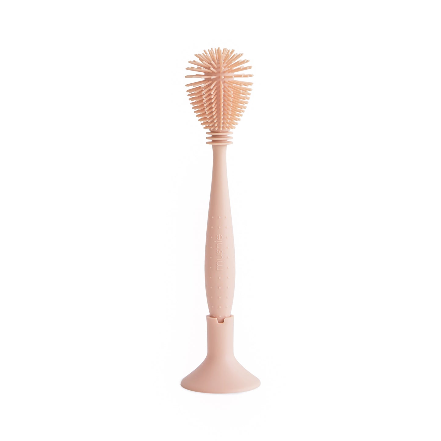 Mushie - Baby Bottle Brush - Blush - no background
