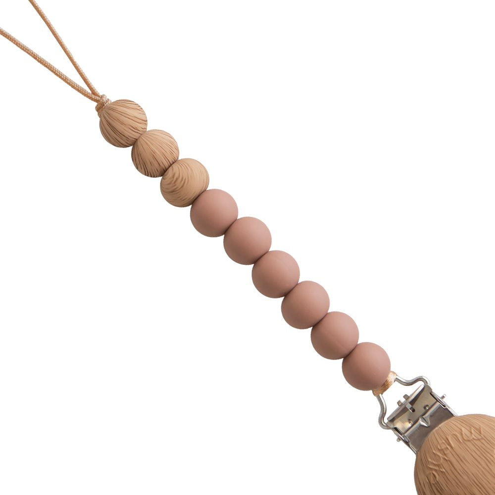 Mushie - Dummy Clip - Cloudy Mauve - side