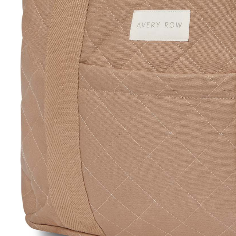 Avery Row - Baby Changing Bag (Latte) - close up