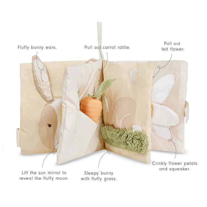 Avery Row - Fabric Book (Bunny Tales) - open book no background