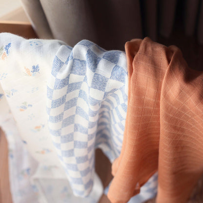 Avery Row - Muslin Squares (Coastline) - on line - muslin swaddle blanket