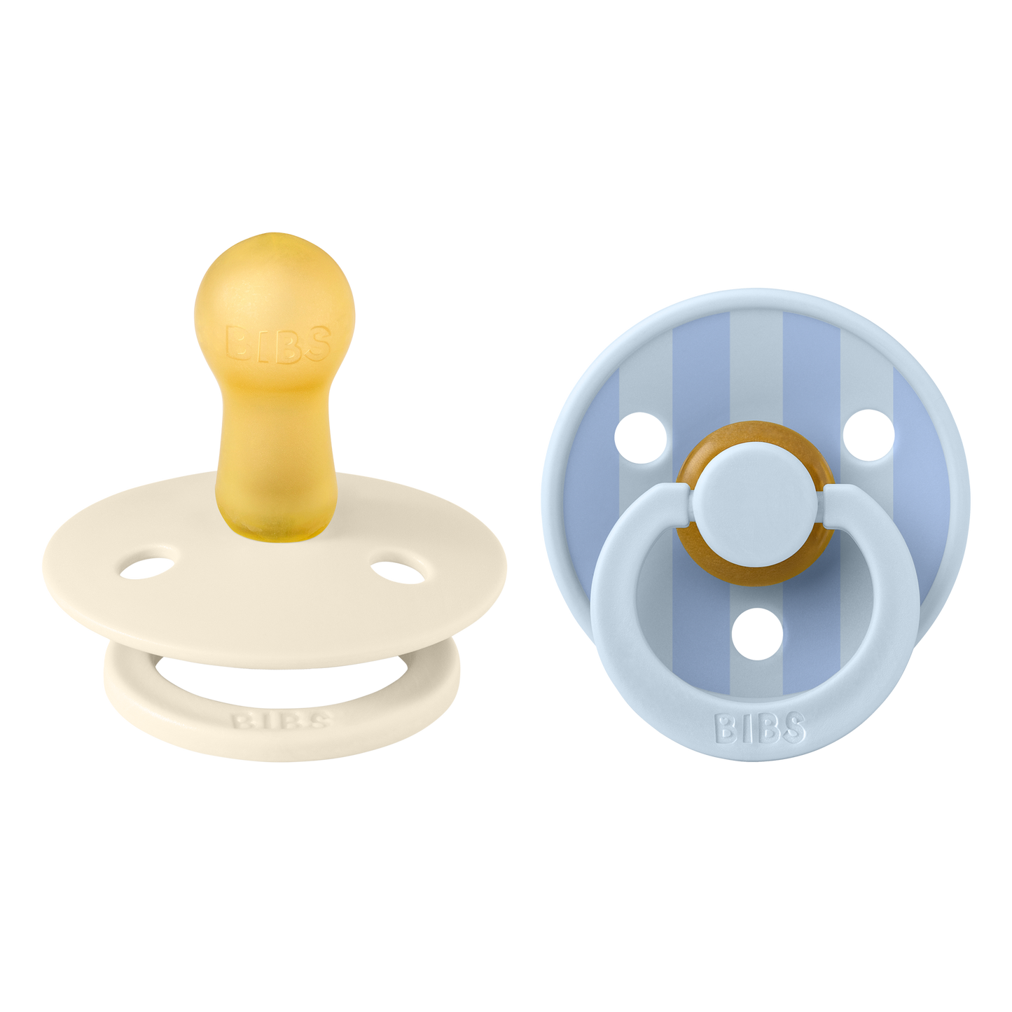 BIBS dummies - studio collection dusty blue - pair - kids pacifier