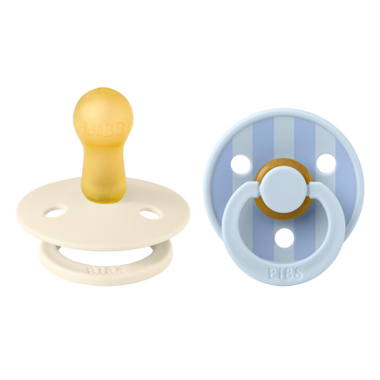 BIBS dummies - studio collection dusty blue - pair - kids pacifier