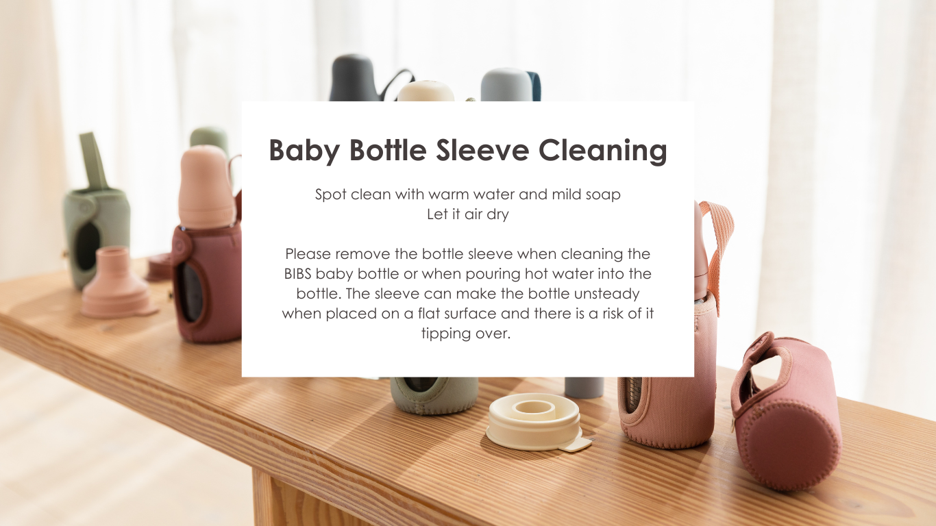 BIBS bottle sleeve - cleaning instructions