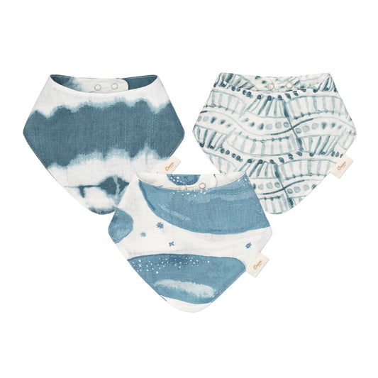 Crane Baby Bibs (Caspian) - 3 - BIBS uk