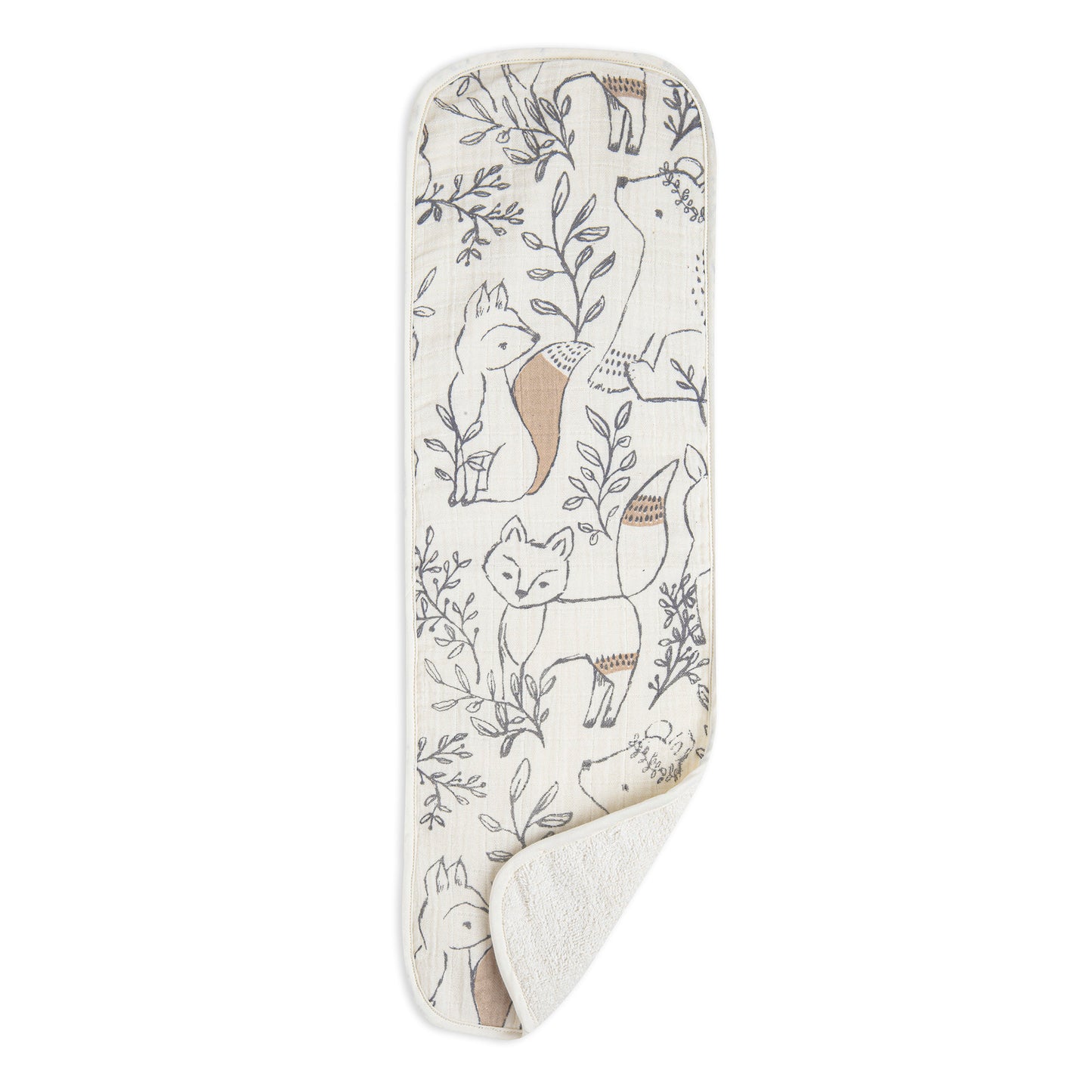 Crane Baby - Burp Cloths (Ezra) - 1 fox deer owl 