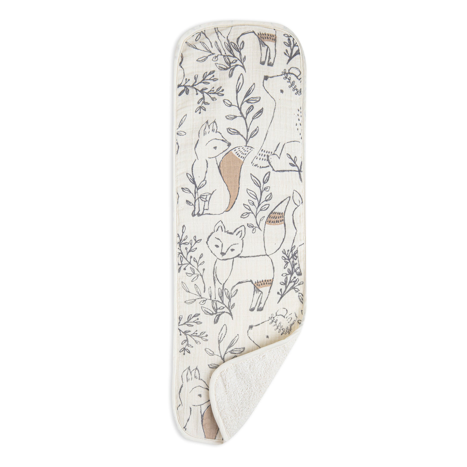 Crane Baby - Burp Cloths (Ezra) - 1 fox deer owl 