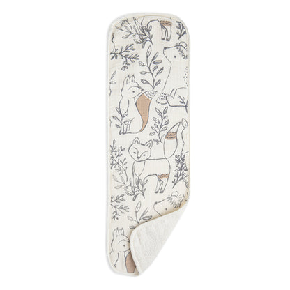 Crane Baby - Burp Cloths (Ezra) - 1 fox deer owl 