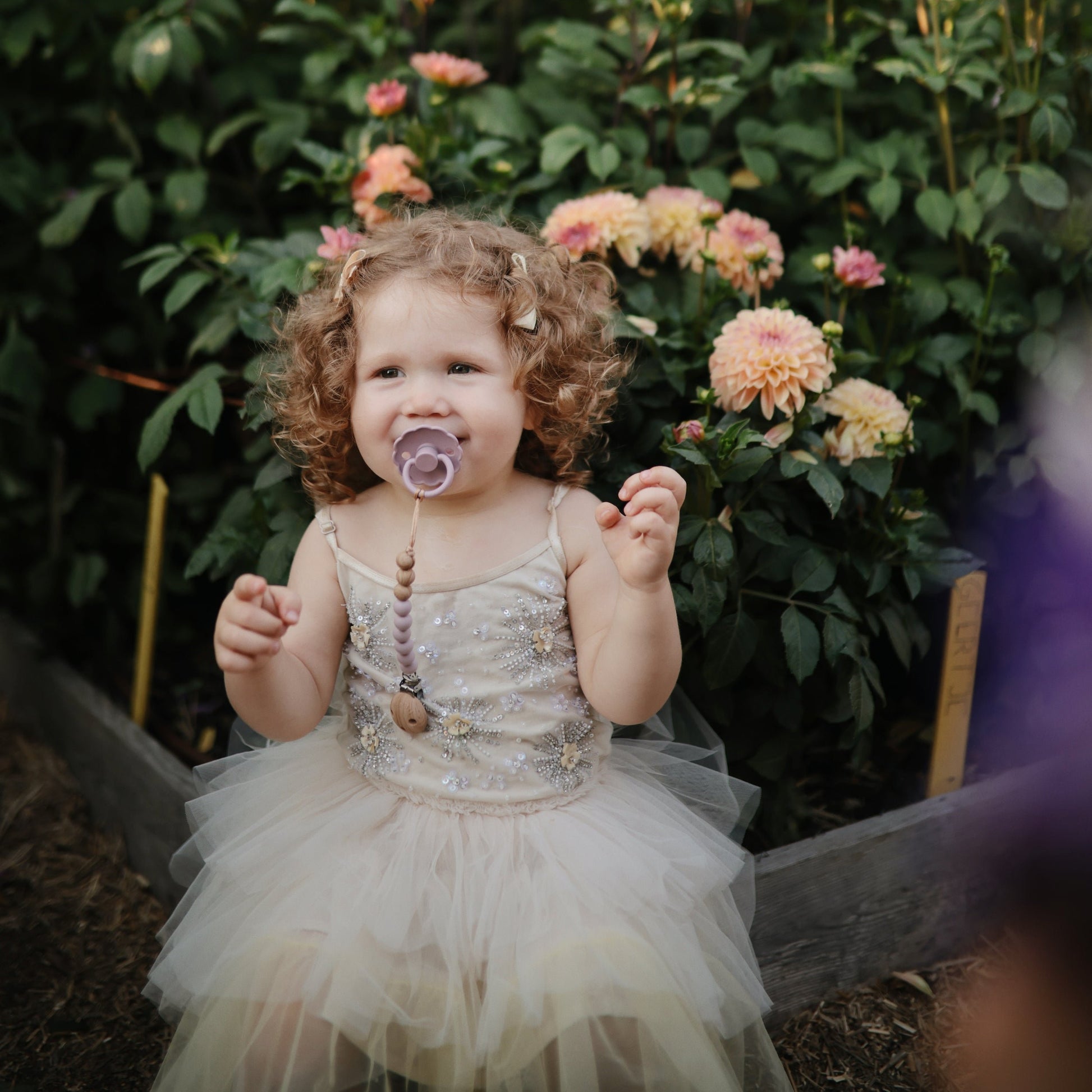 FRIGG Dummies - Blooming Love - Daisy Lavender Haze - garden toddler
