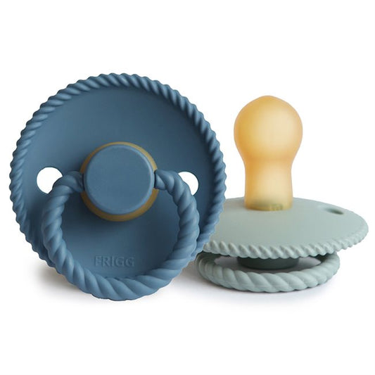 FRIGG Dummies - Rope Ocean & Sage - baby dummy