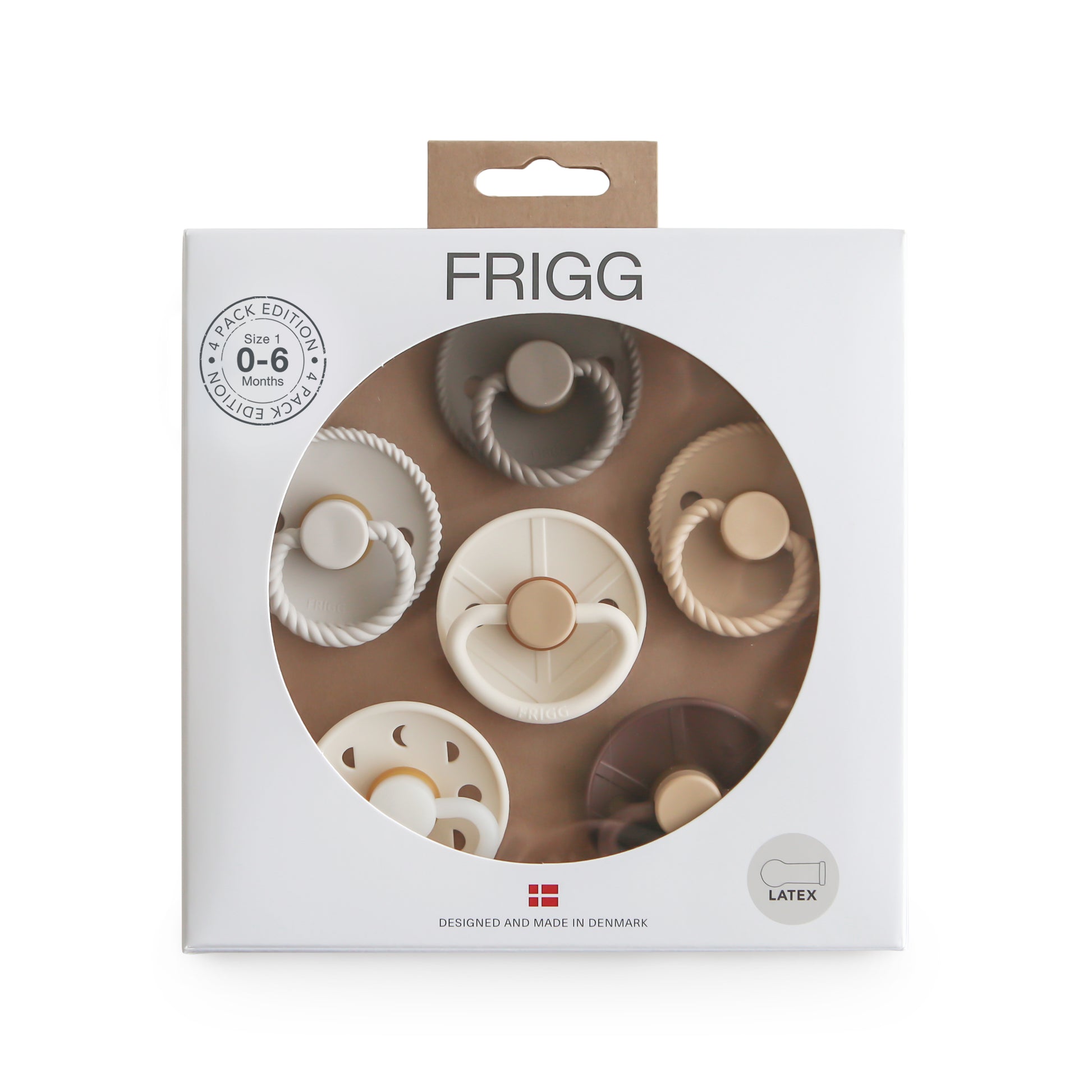 FRIGG Earthy Wonder 6 pack dummies natural rubber latex