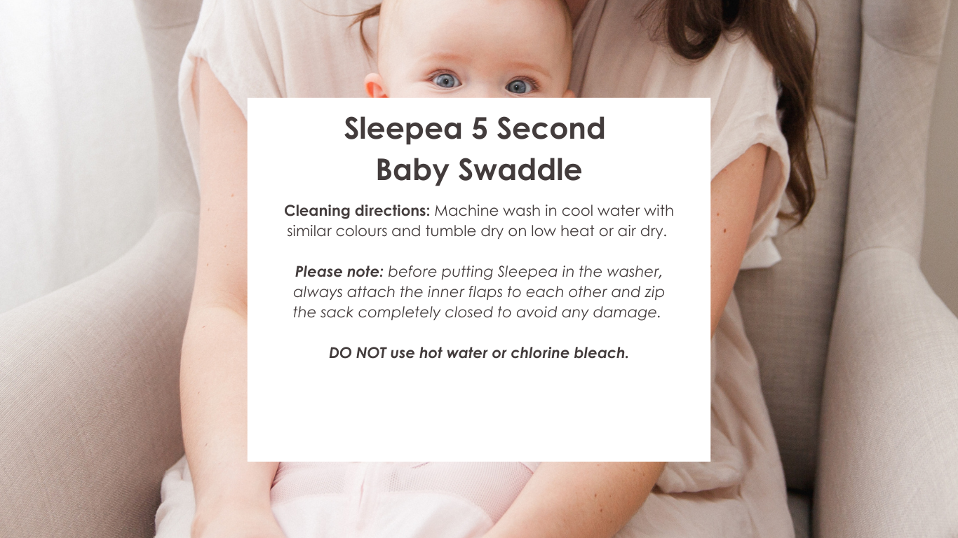 Happiest Baby Sleepea - cleaning instructions / directions