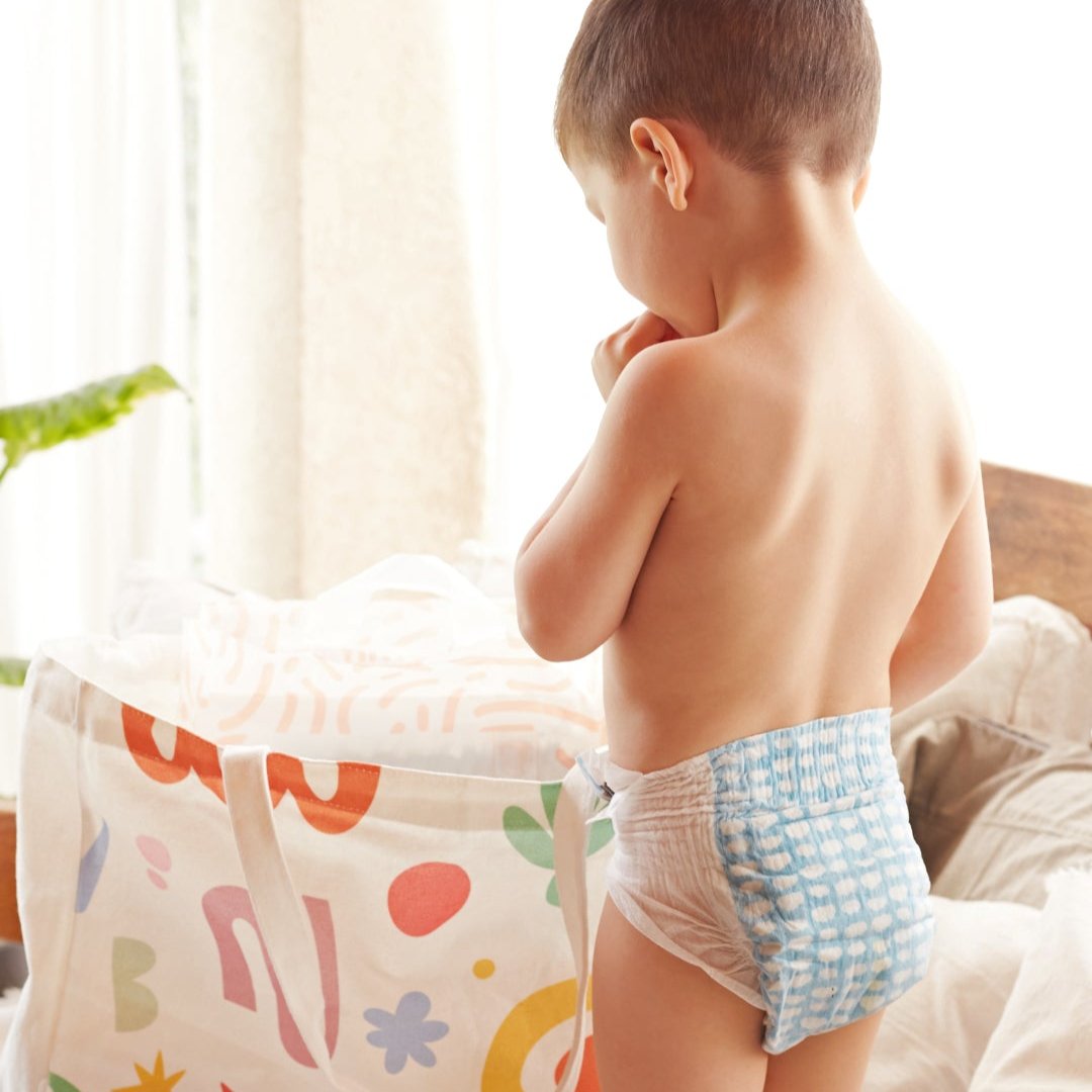 Kim & Kimmy Nappy (Little Clouds) - stock pic - 300 diapers