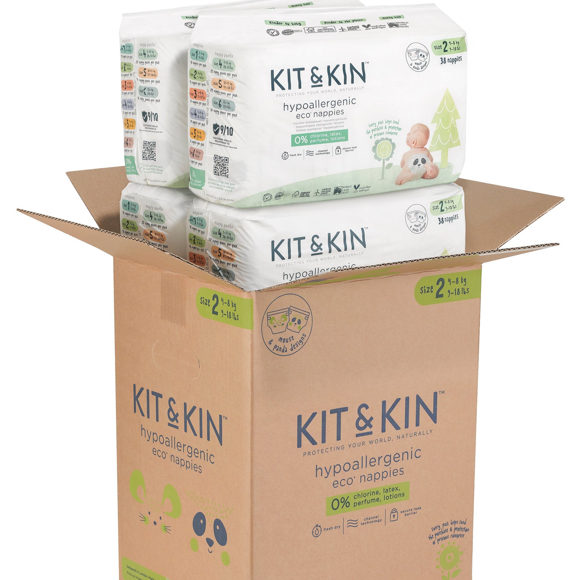 Kit & Kin nappy size 2 - box bundle