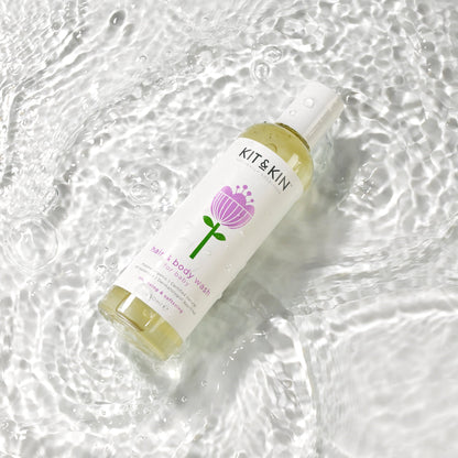 Kit & Kin Shampoo & Body Wash - in water