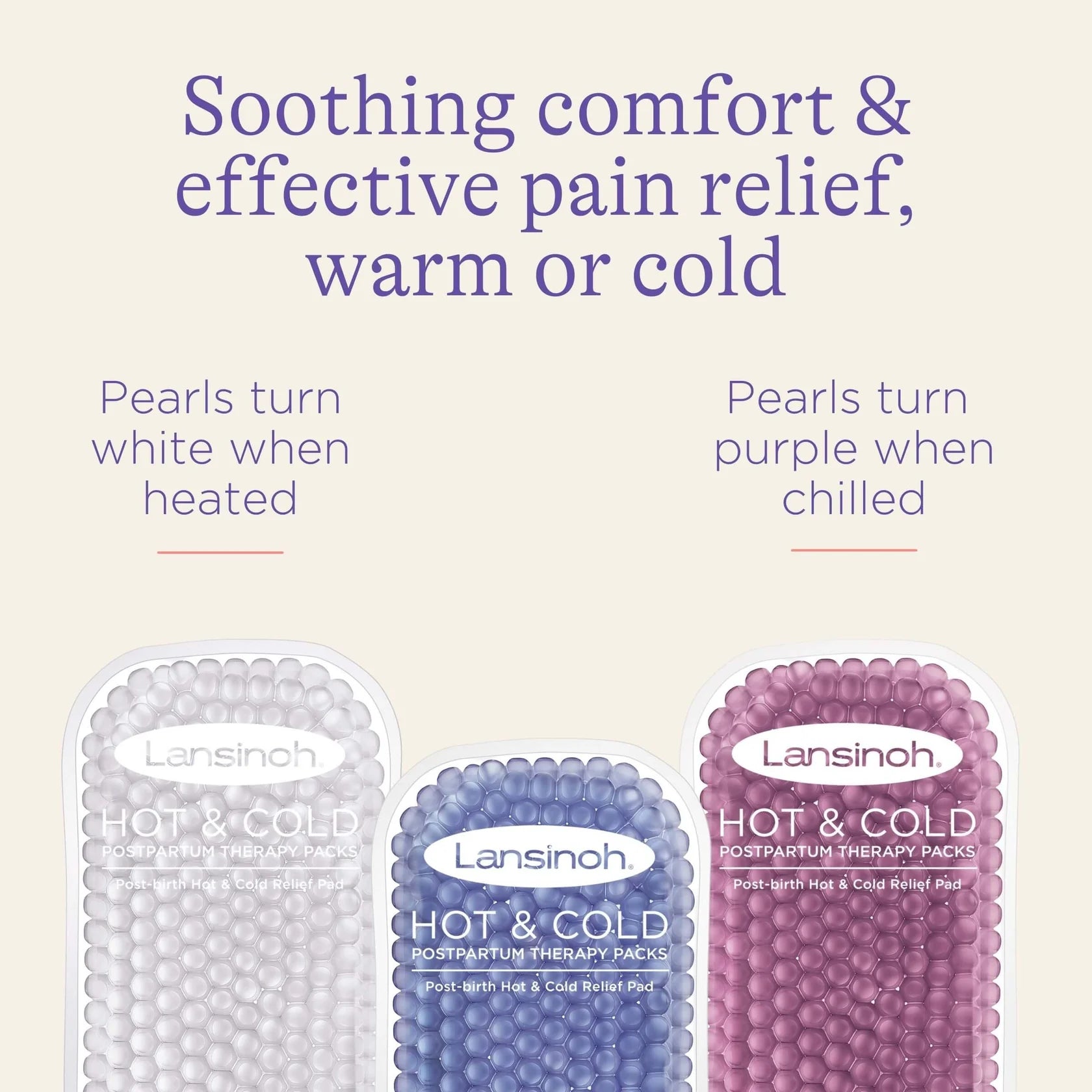 Labsinoh - Cold & Warm Post-Birth Relief Pad - colour code