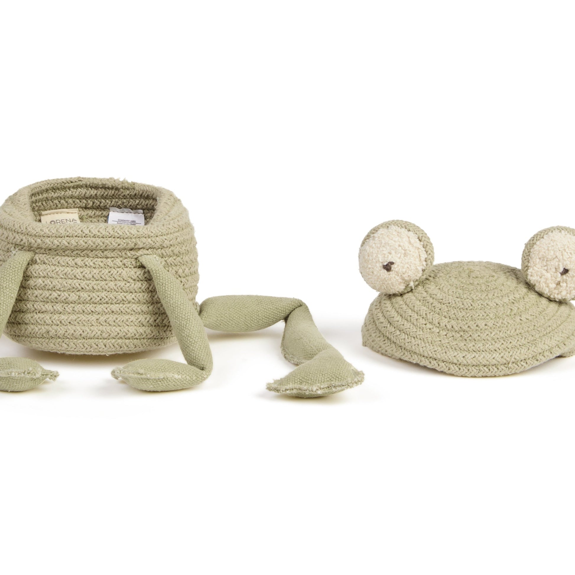 Lorena Canals - Toy Basket (Fred The Frog) - open