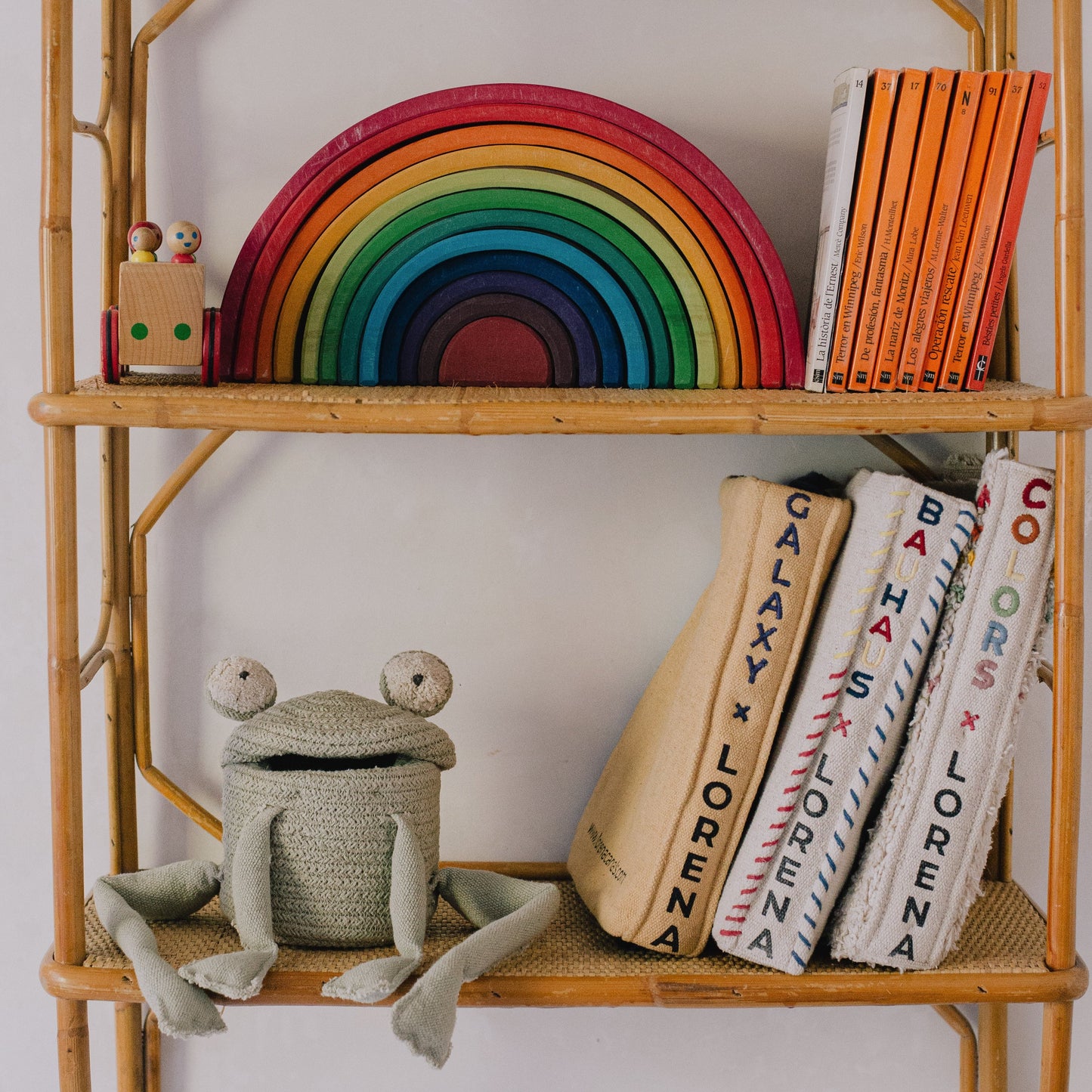 Lorena Canals - Toy Basket (Fred The Frog) - shelf pic