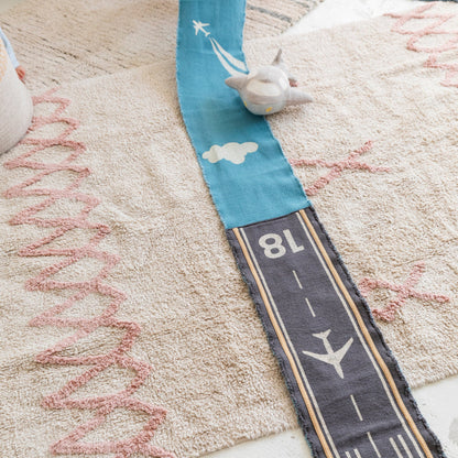 Lorena Canals Ride & Roll (Aeroplane) - carpet - aeroplane ride on toy