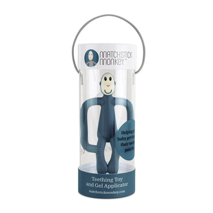 Matchstick Monkeys - Teether - Airforce Blue - packaging
