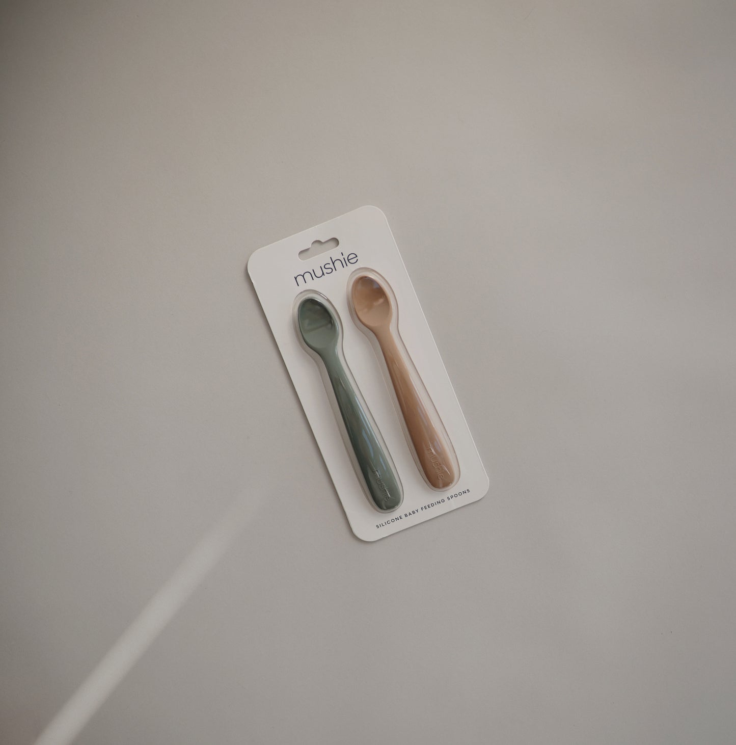 Mushie Silicone Feeding Spoons - packaging