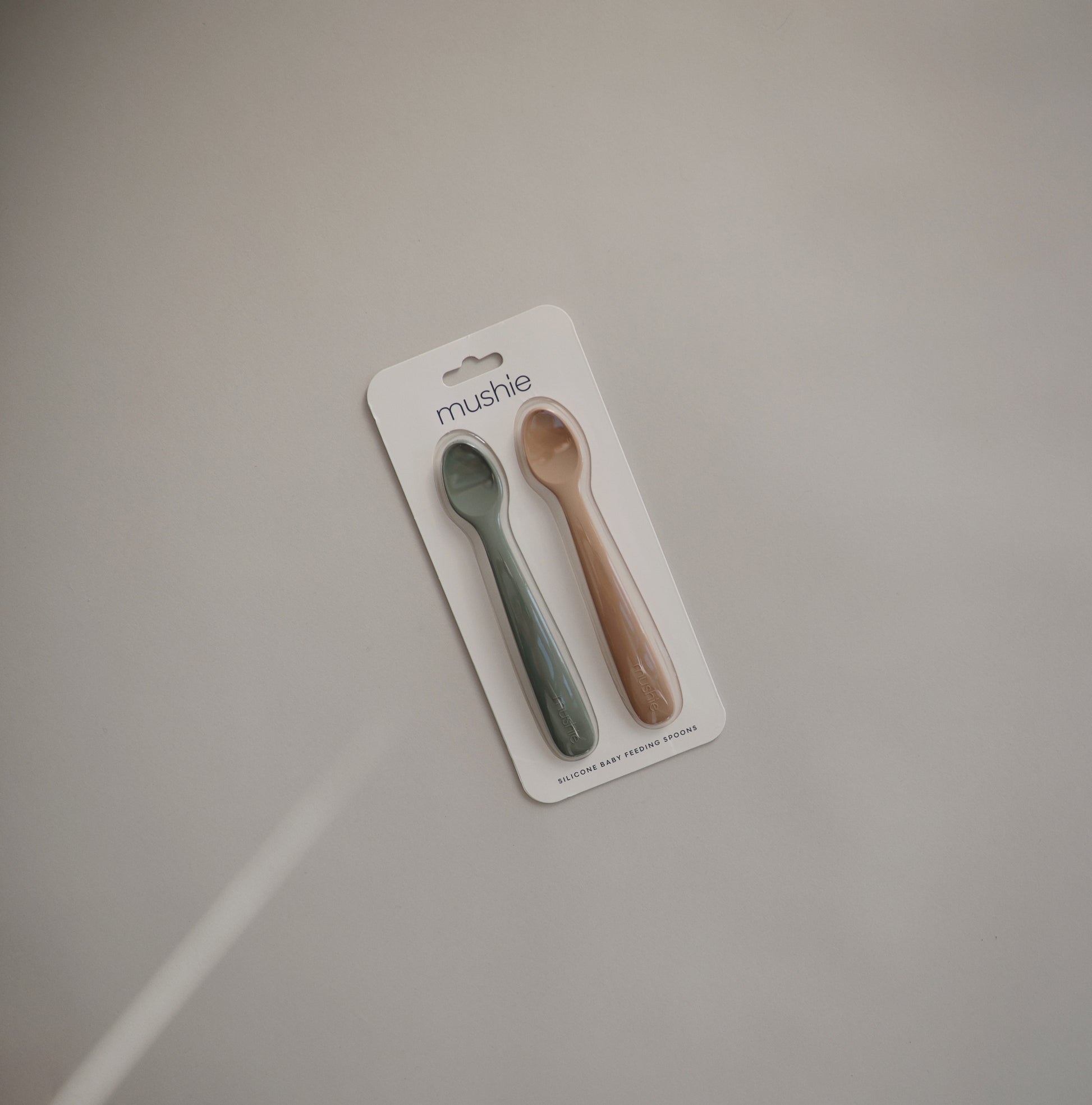 Mushie Silicone Feeding Spoons - packaging