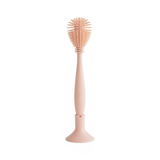 Mushie - Baby Bottle Brush - Blush - no background
