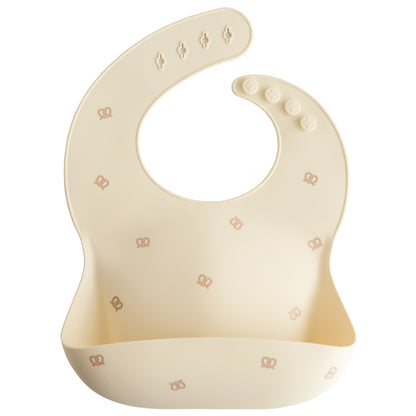 Silicone Bib (Pretzel)